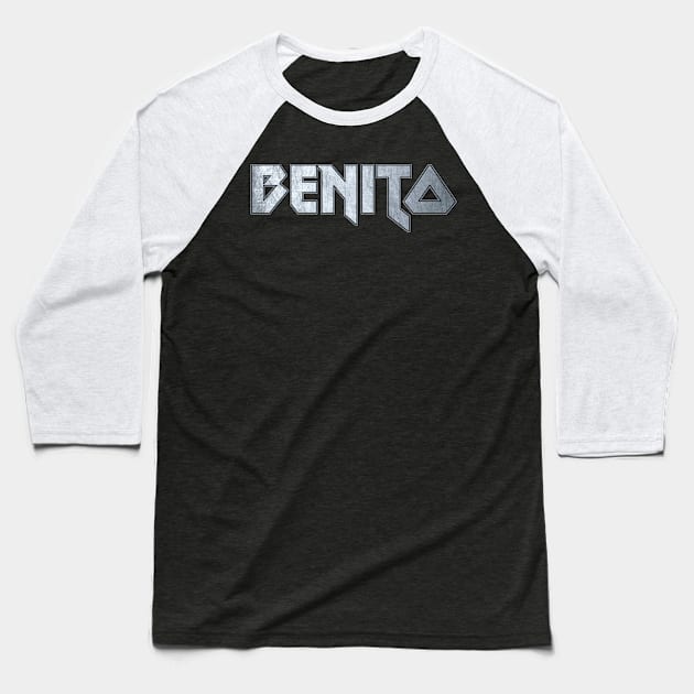 Heavy metal Benito Baseball T-Shirt by KubikoBakhar